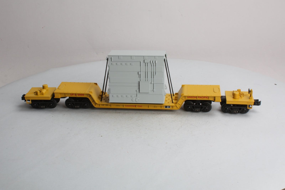 MTH 20-98106 O UP 75' 4 Truck Depressed Flatcar w/Transformer #50008 LN/Box