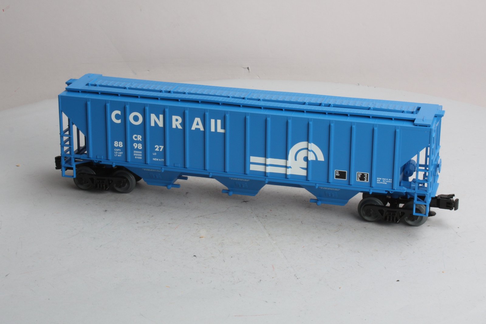 Weaver 889827 O Gauge Conrail PS2 CD Grain Hopper - 3 Rail LN/Box