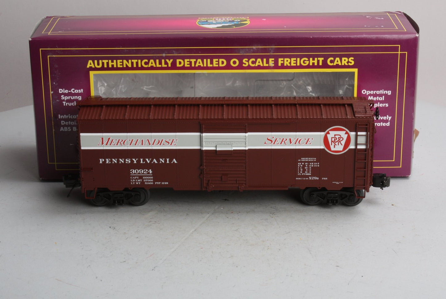 MTH 20-93467 O Pennsylvania 40' AAR Boxcar #30924 LN/Box