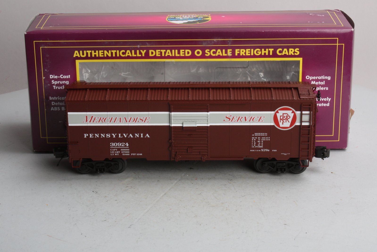 MTH 20-93467 O Pennsylvania 40' AAR Boxcar #30924 LN/Box