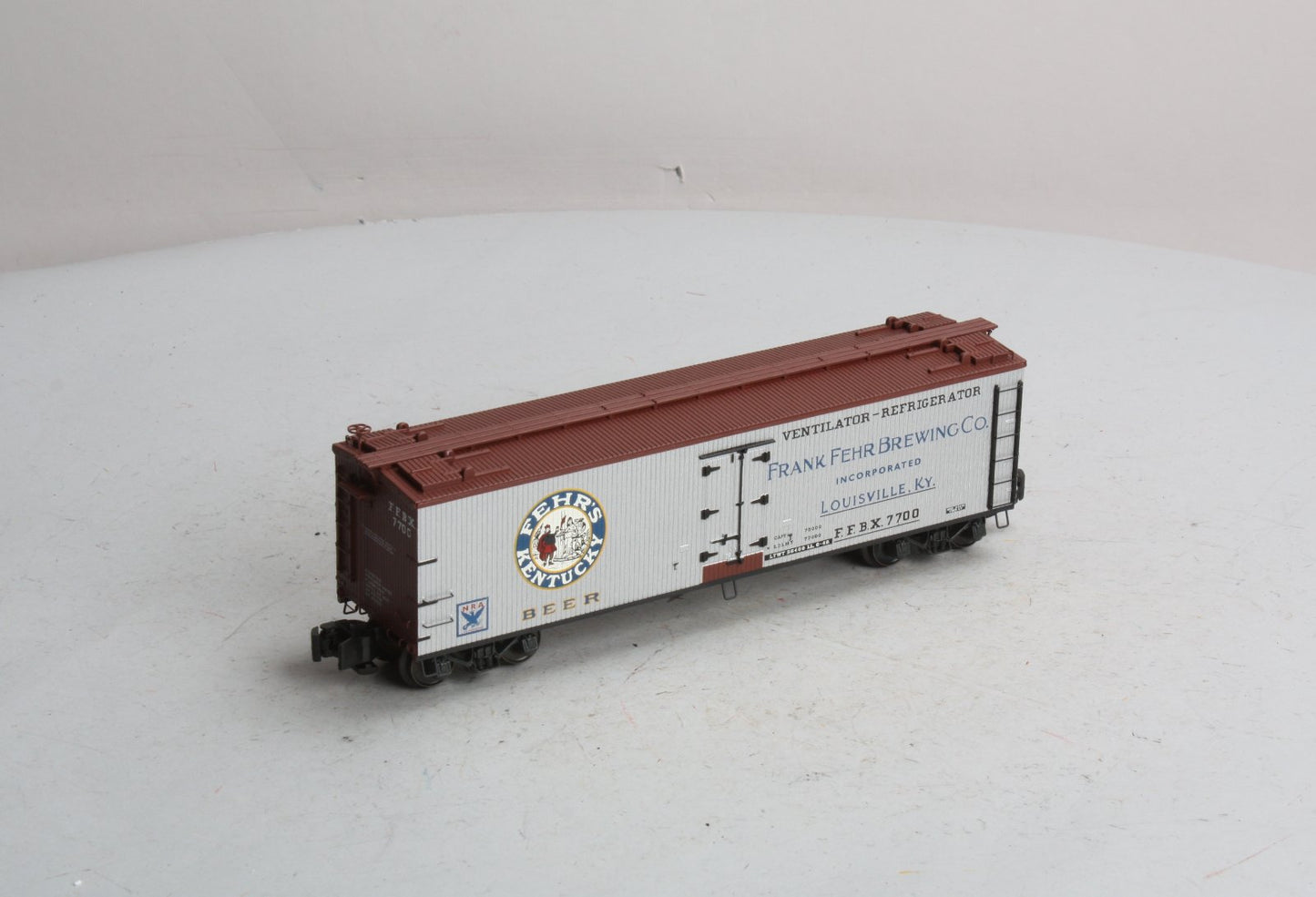 S-Helper 01899 S Gauge Fehr Brewing FFBX Ventilator-Refrigerator Car #7700 LN/Box