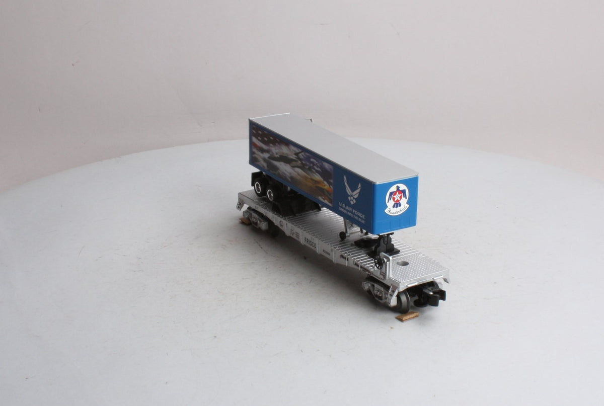 Lionel 6-52513 O Gauge Frisco Flatcar with Air Force Trailer #832009 LN/Box