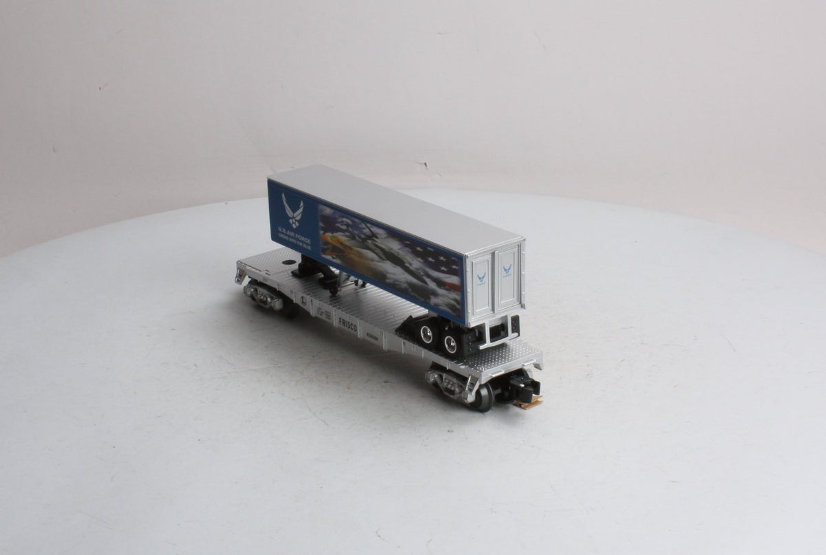 Lionel 6-52513 O Gauge Frisco Flatcar with Air Force Trailer #832009 LN/Box