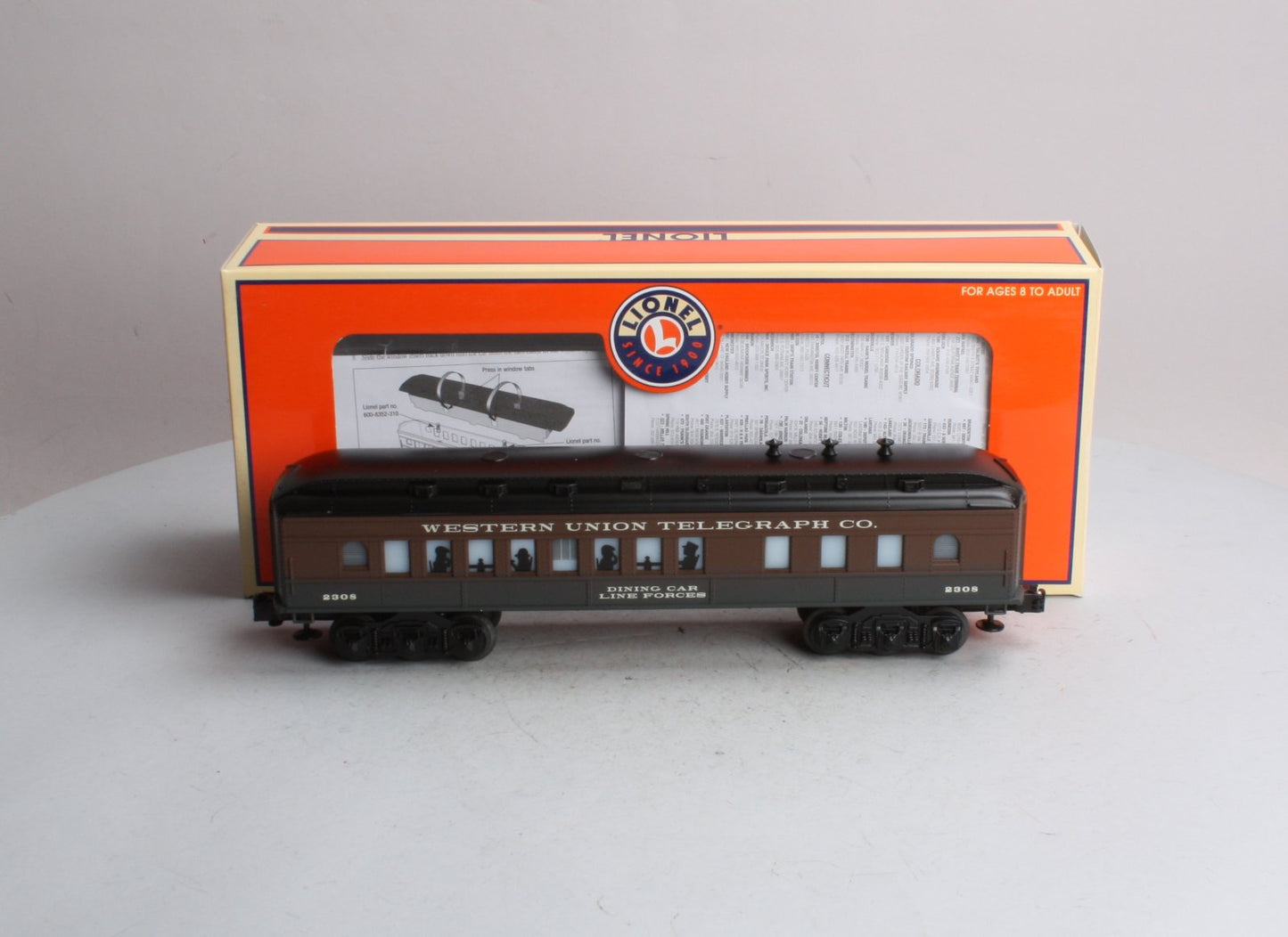 Lionel 6-19685 O Gauge LRRC Western Union Telegraph Co. Dining Car #2308 LN/Box