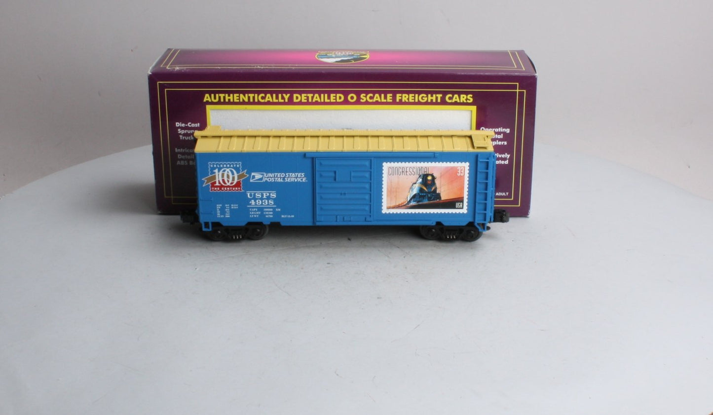 MTH 20-93057 O Gauge US Post Office 40' Single Door Boxcar #4938 LN/Box