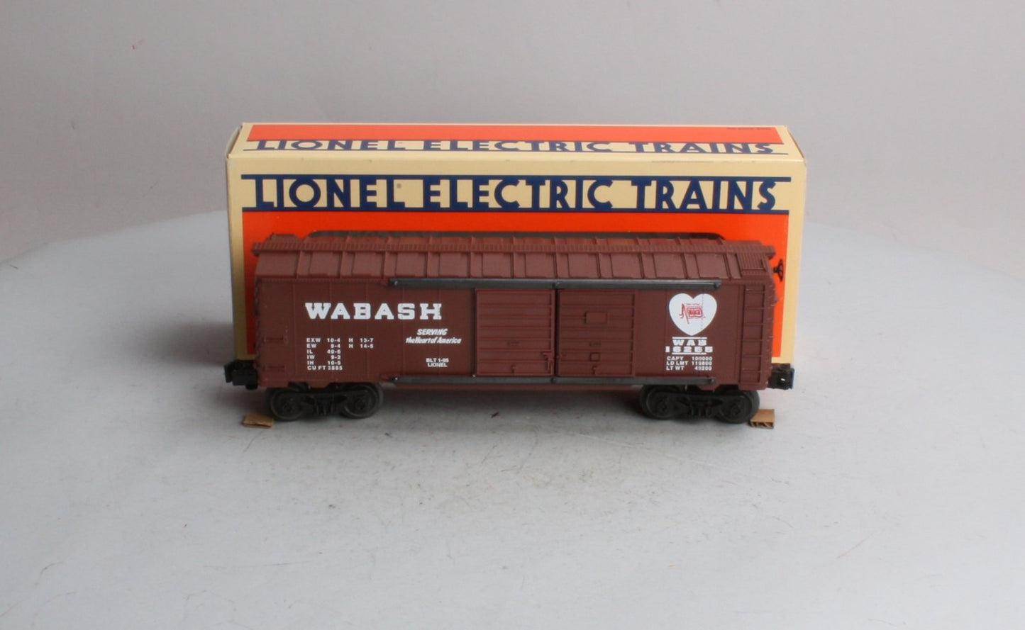Lionel 6-16255 O Gauge Wabash Double Door Boxcar #16255 LN/Box