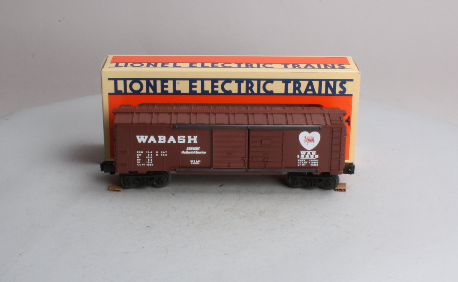 Lionel 6-16255 O Gauge Wabash Double Door Boxcar #16255 LN/Box