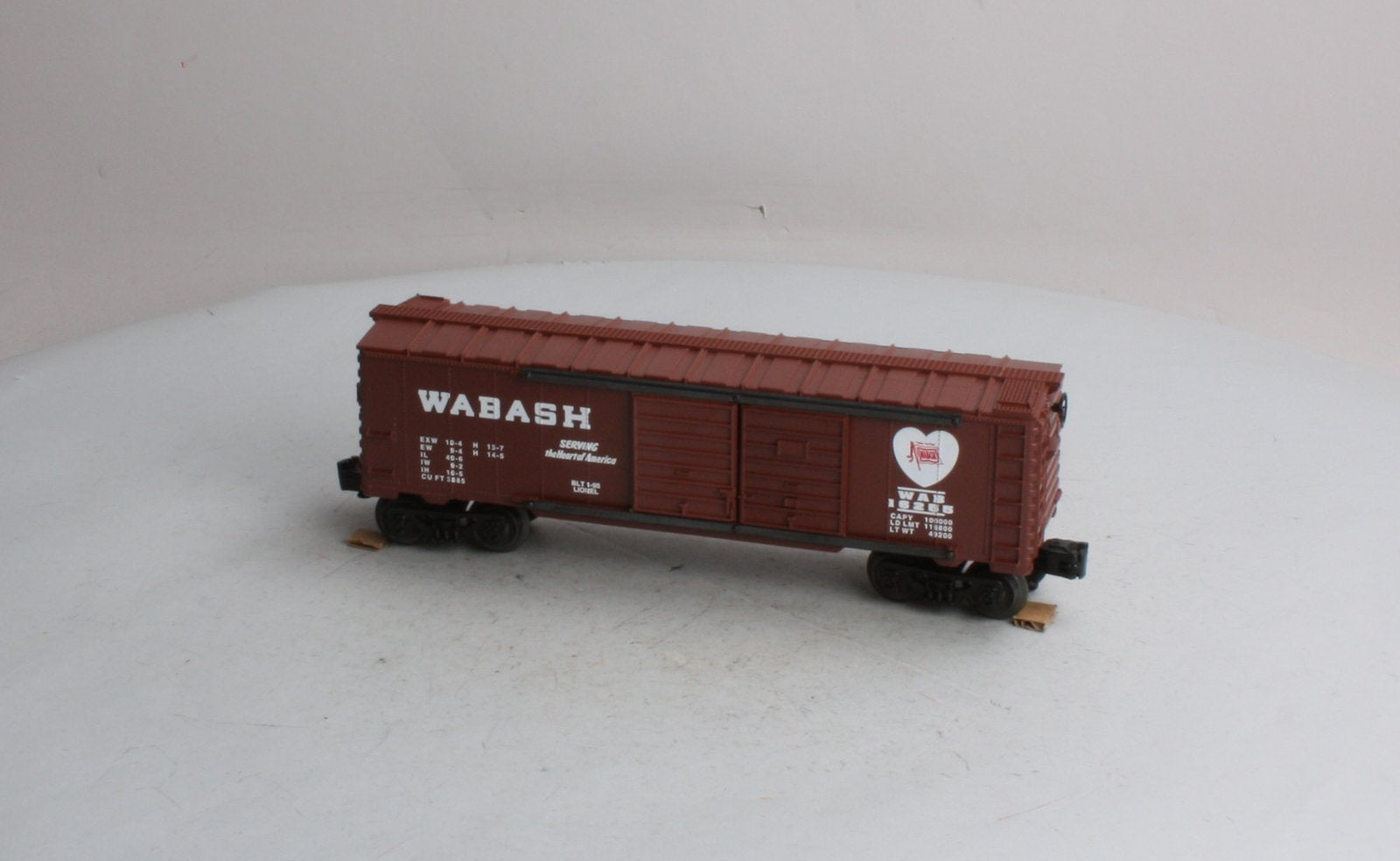 Lionel 6-16255 O Gauge Wabash Double Door Boxcar #16255 LN/Box