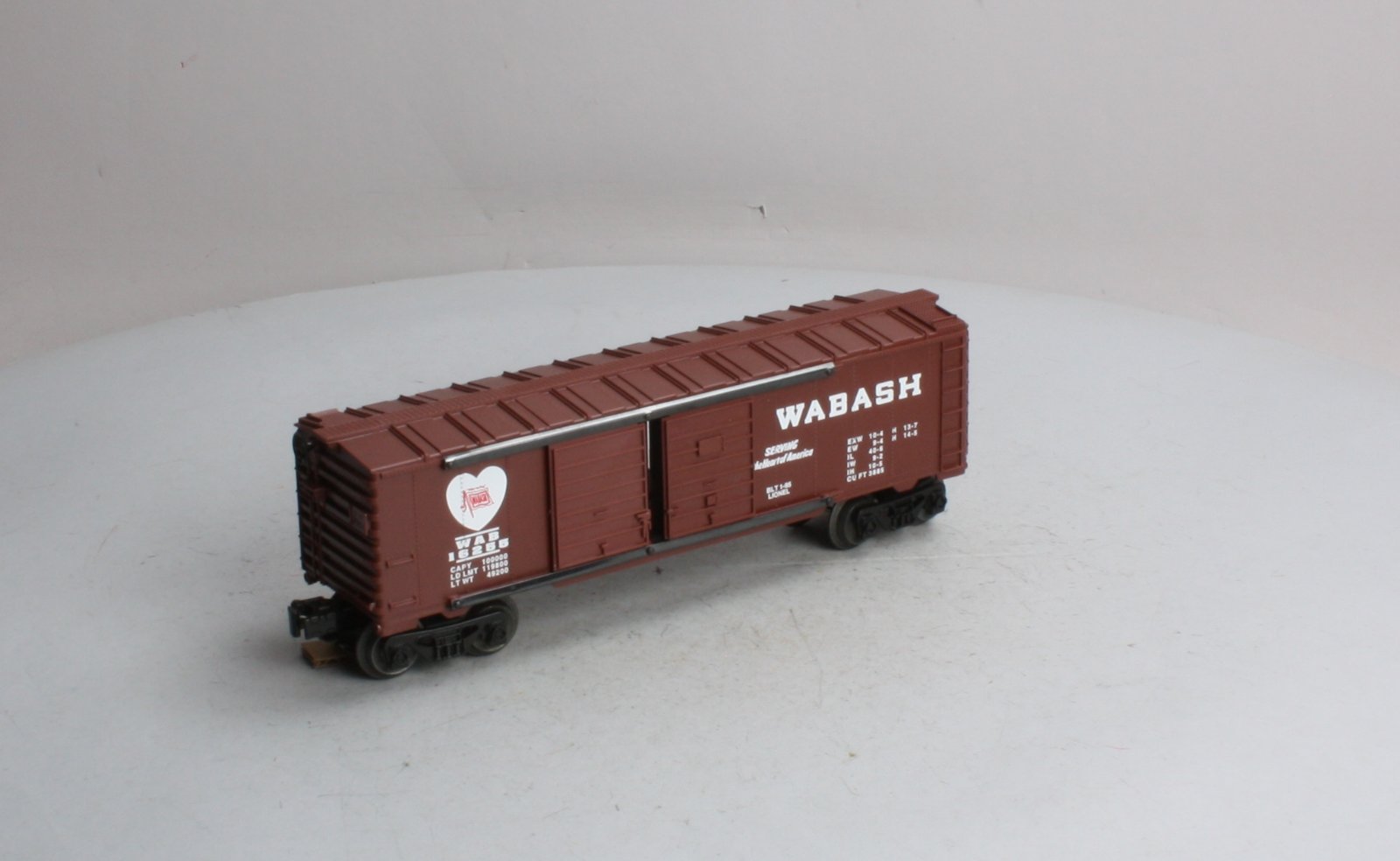 Lionel 6-16255 O Gauge Wabash Double Door Boxcar #16255 LN/Box