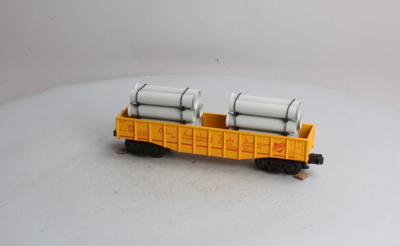 Atlas 1003004-1 Ohio Seamless Tube Gondola W/Pipe Load #1906 LN/Box