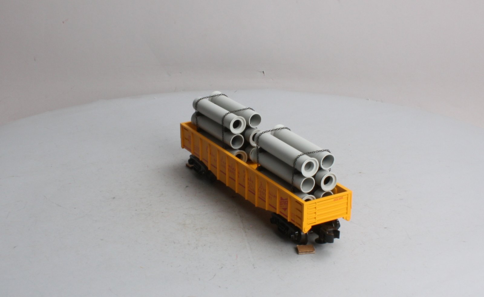 Atlas 1003004-1 O Gauge Ohio Seamless Tube Gondola W/Pipe Load #1906 LN/Box