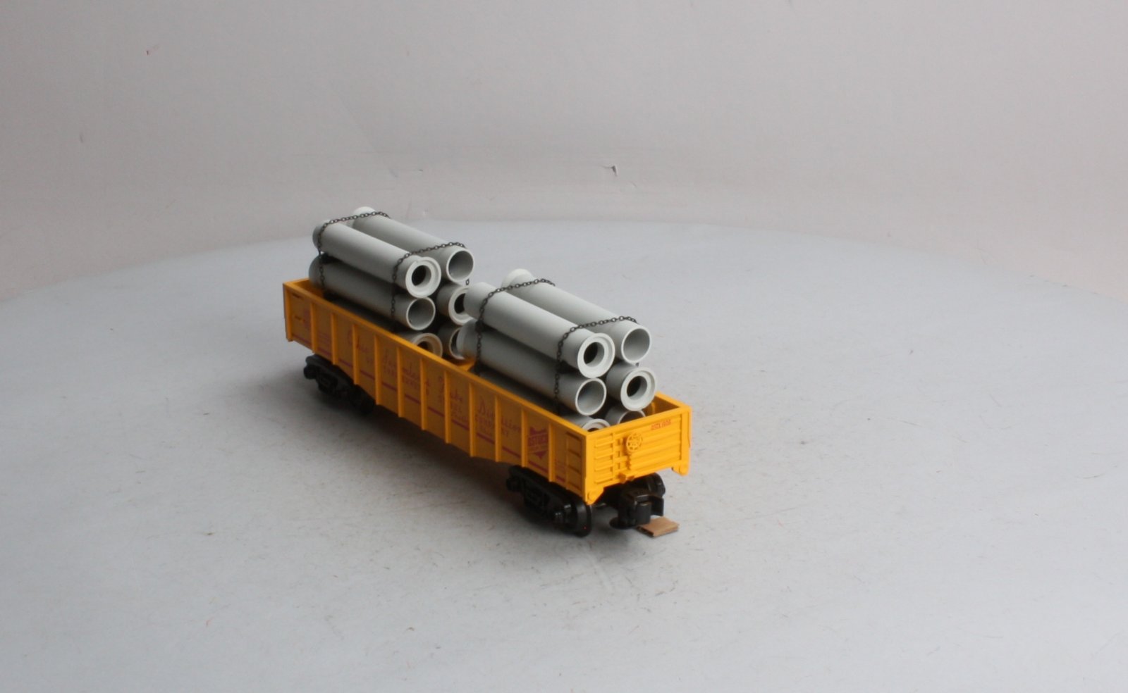 Atlas 1003004-1 O Gauge Ohio Seamless Tube Gondola W/Pipe Load #1906 LN/Box
