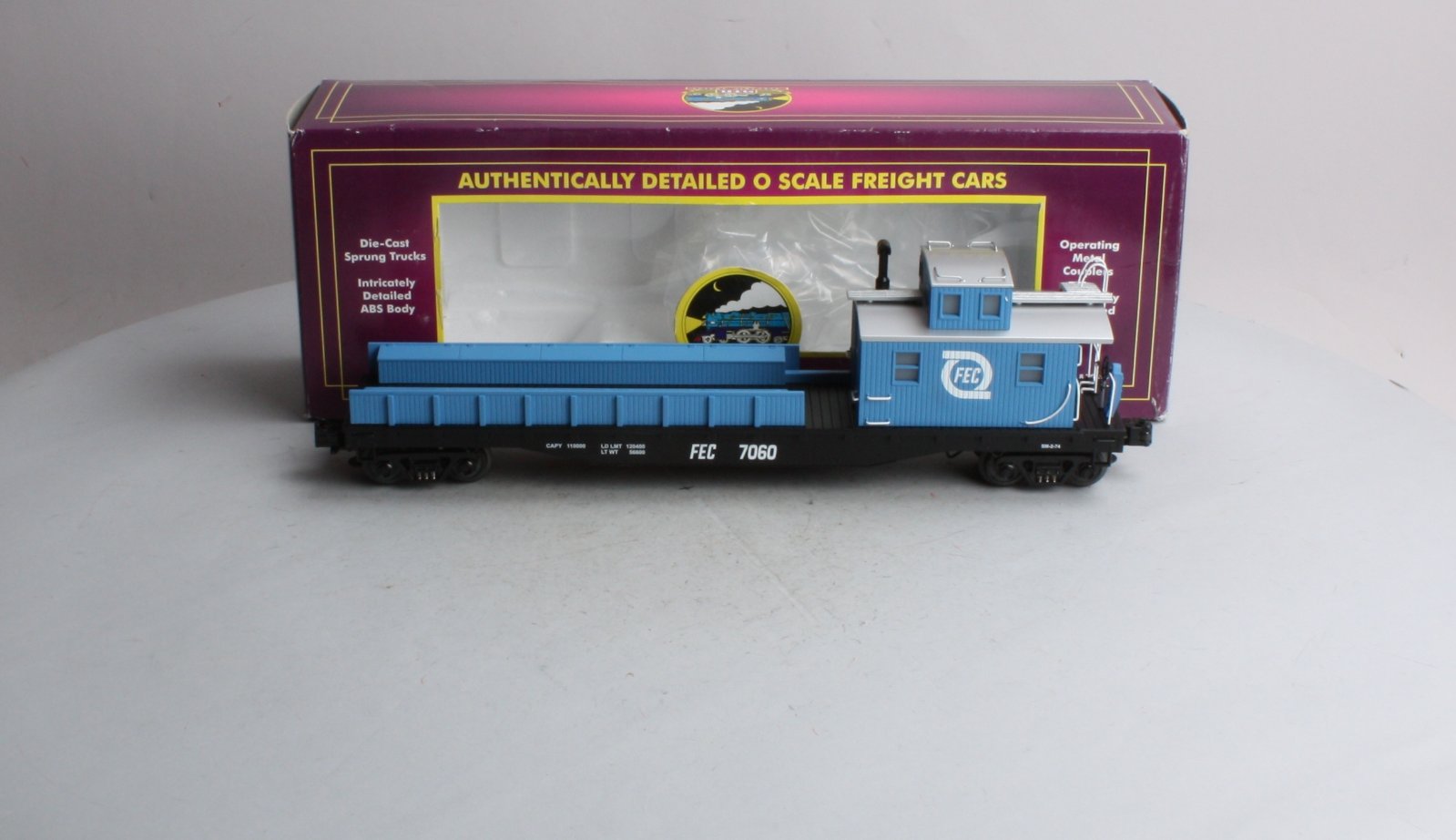 MTH 20-98249 O Gauge Florida East Coast Crane Tender LN/Box