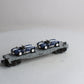 MTH 30-7660 O Gauge MTH Auto Transport Flatcar with Ertl '65 Shelby Cobra's NIB