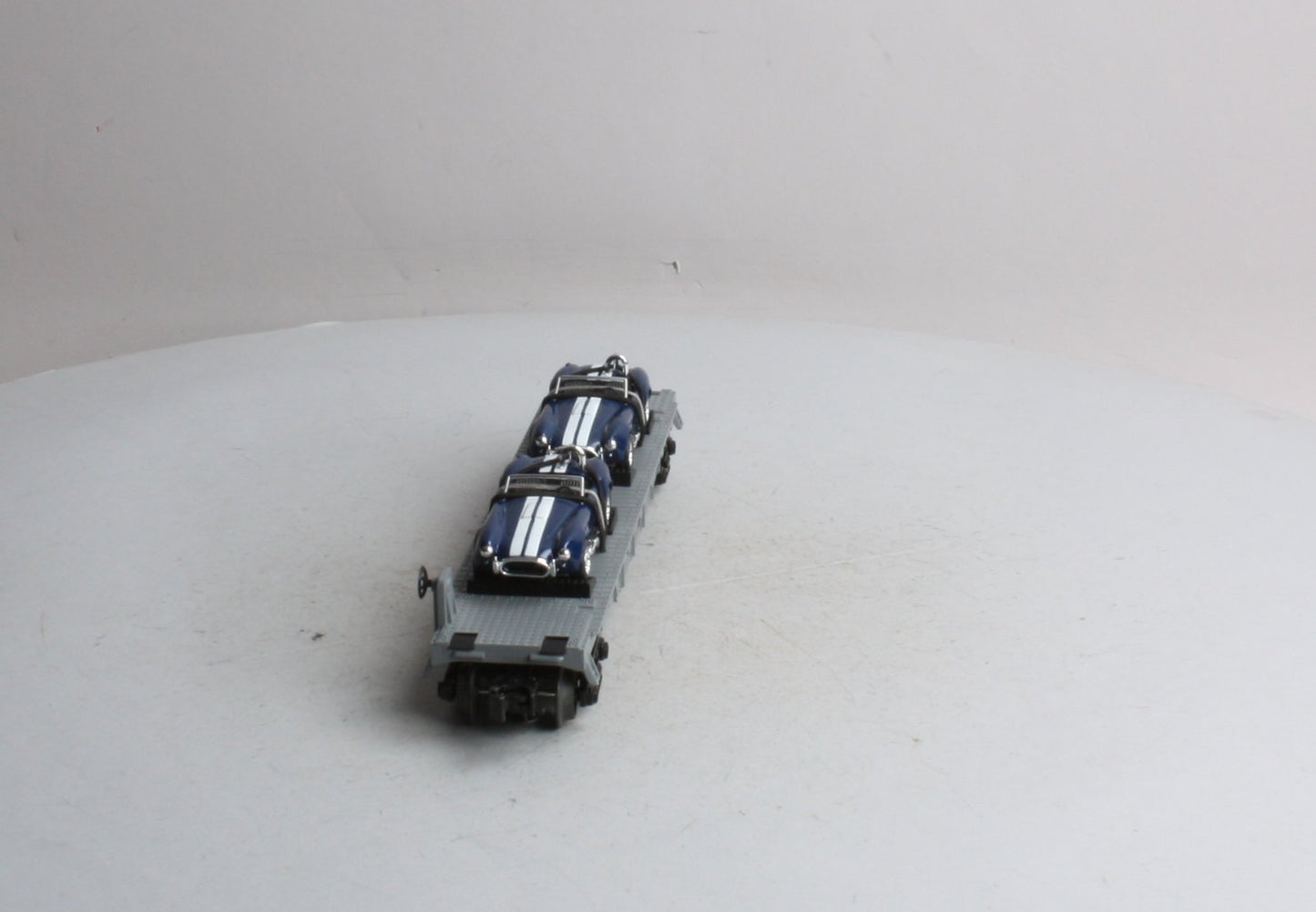 MTH 30-7660 O Gauge MTH Auto Transport Flatcar with Ertl '65 Shelby Cobra's NIB