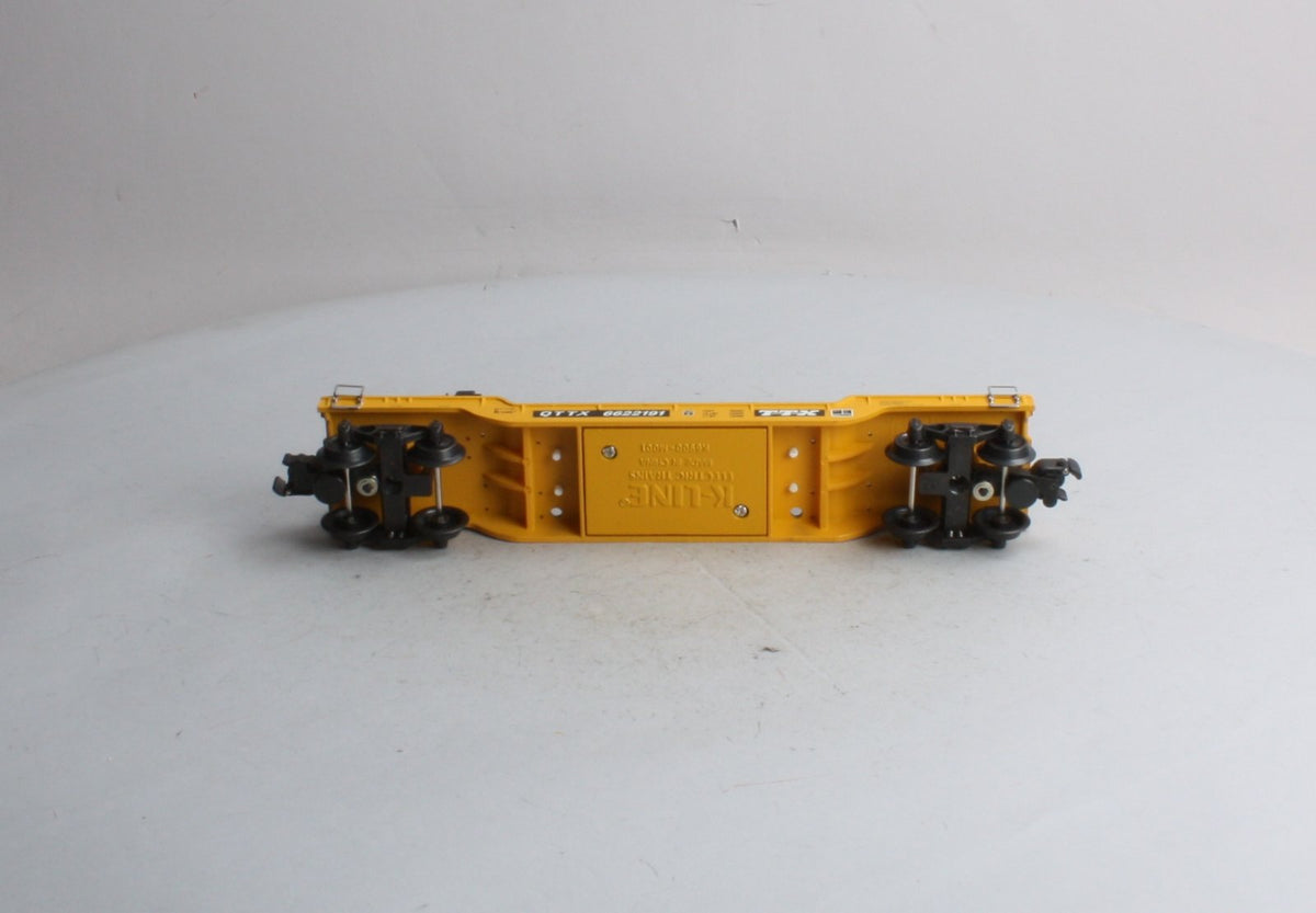 K-Line K662-2191 O Gauge Depressed Center Flat Car w/ Two Transformers #6622191 LN/Box
