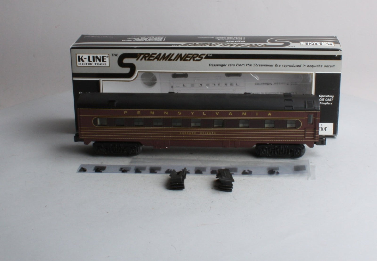 K-Line K4580-8086 O Pennsylvania Cascade Heights 12.5" Streamliner Pullman Car LN/Box