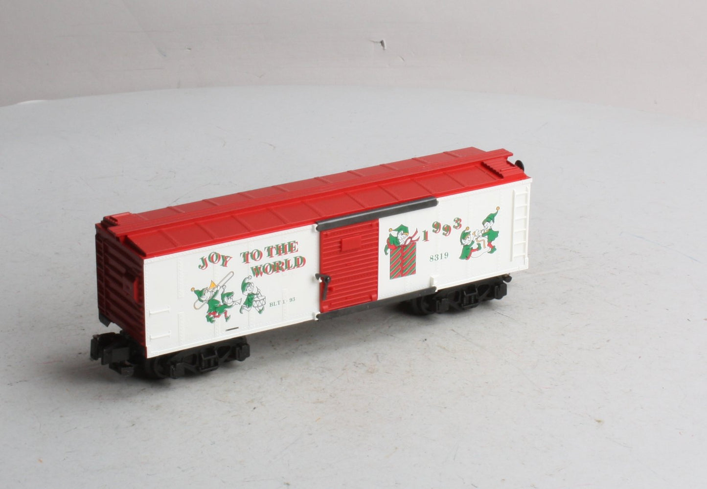 American Flyer 6-48319 S 1993 American Flyer Christmas Joy To The World Boxcar LN/Box