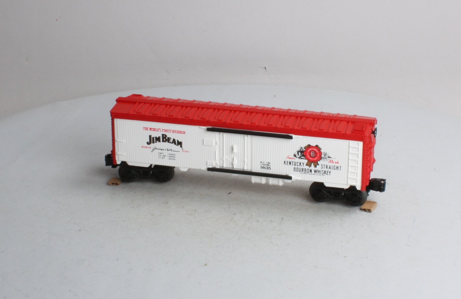 Lionel 6-9835 O Gauge Jim Beam Billboard Reefer LN/Box