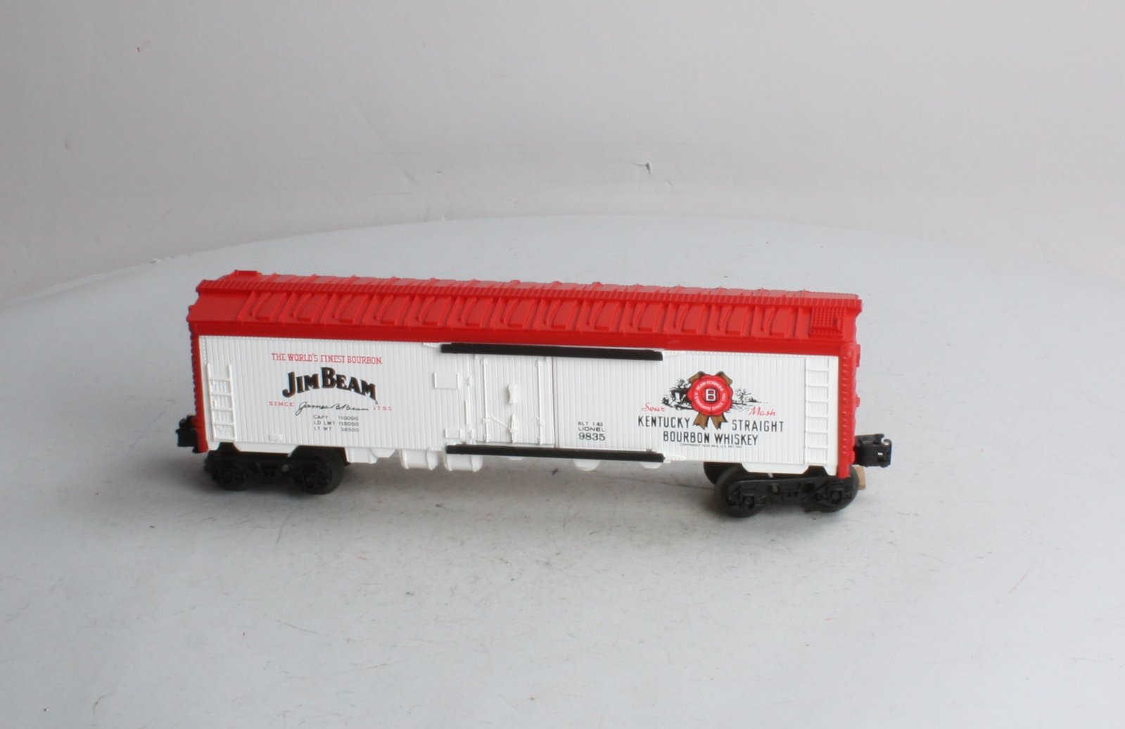 Lionel 6-9835 O Gauge Jim Beam Billboard Reefer LN/Box
