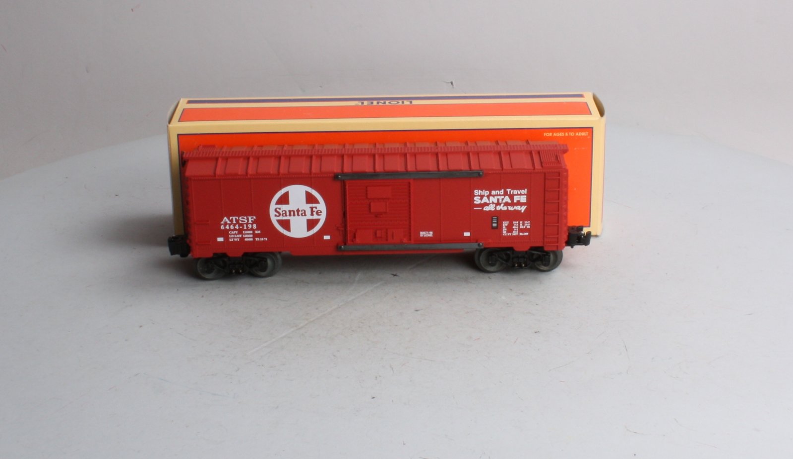Lionel 6-29213 O Gauge AT&SF Grand Canyon Route Boxcar #6464-198 EX/Box