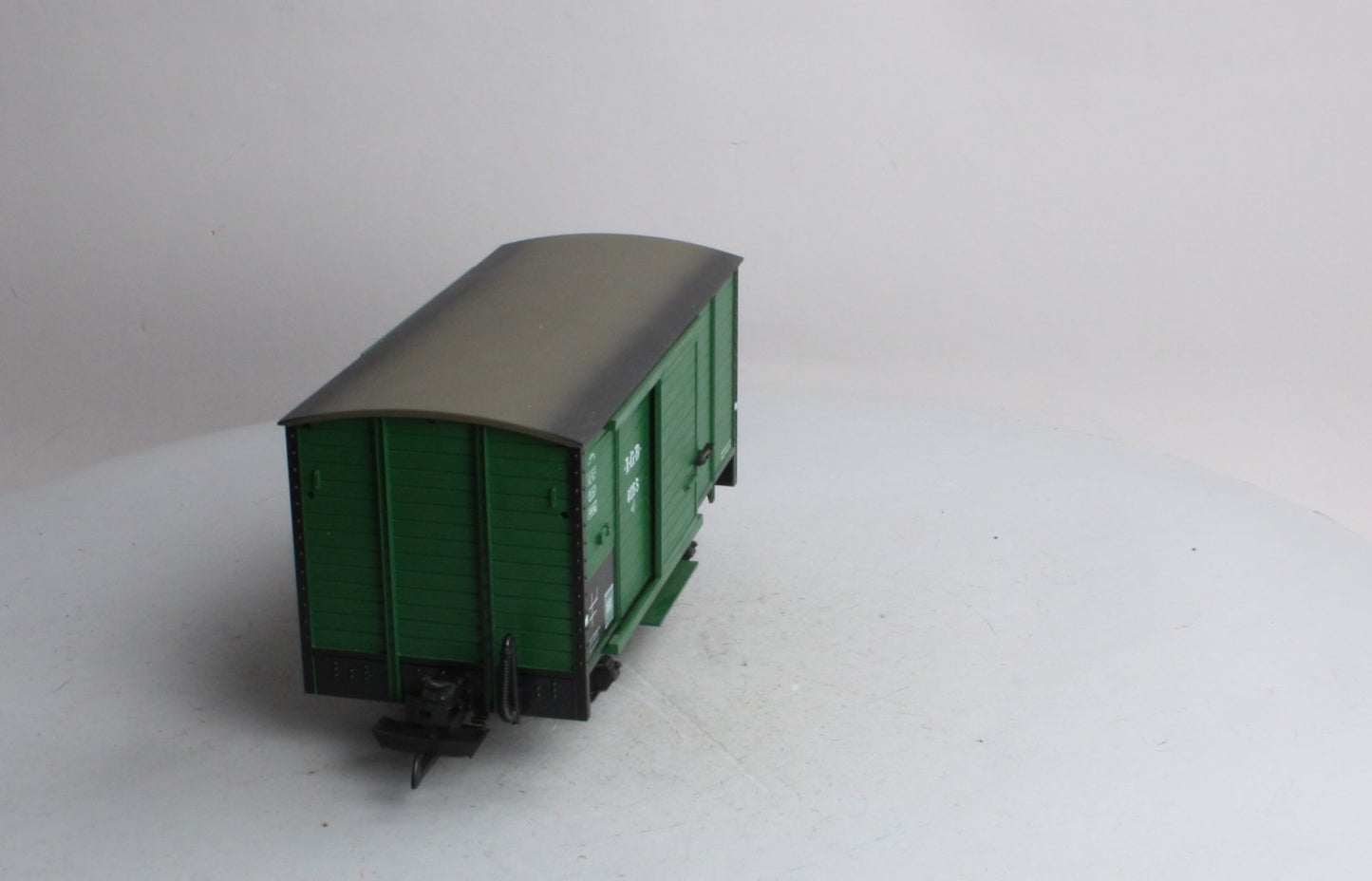 LGB 4135S G Scale Boxcar with Steam Sounds EX/Box