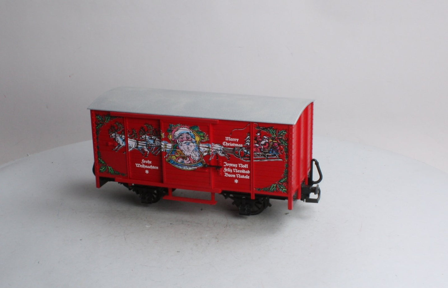 LGB 43352 G Scale Merry Christmas Sound Boxcar LN/Box