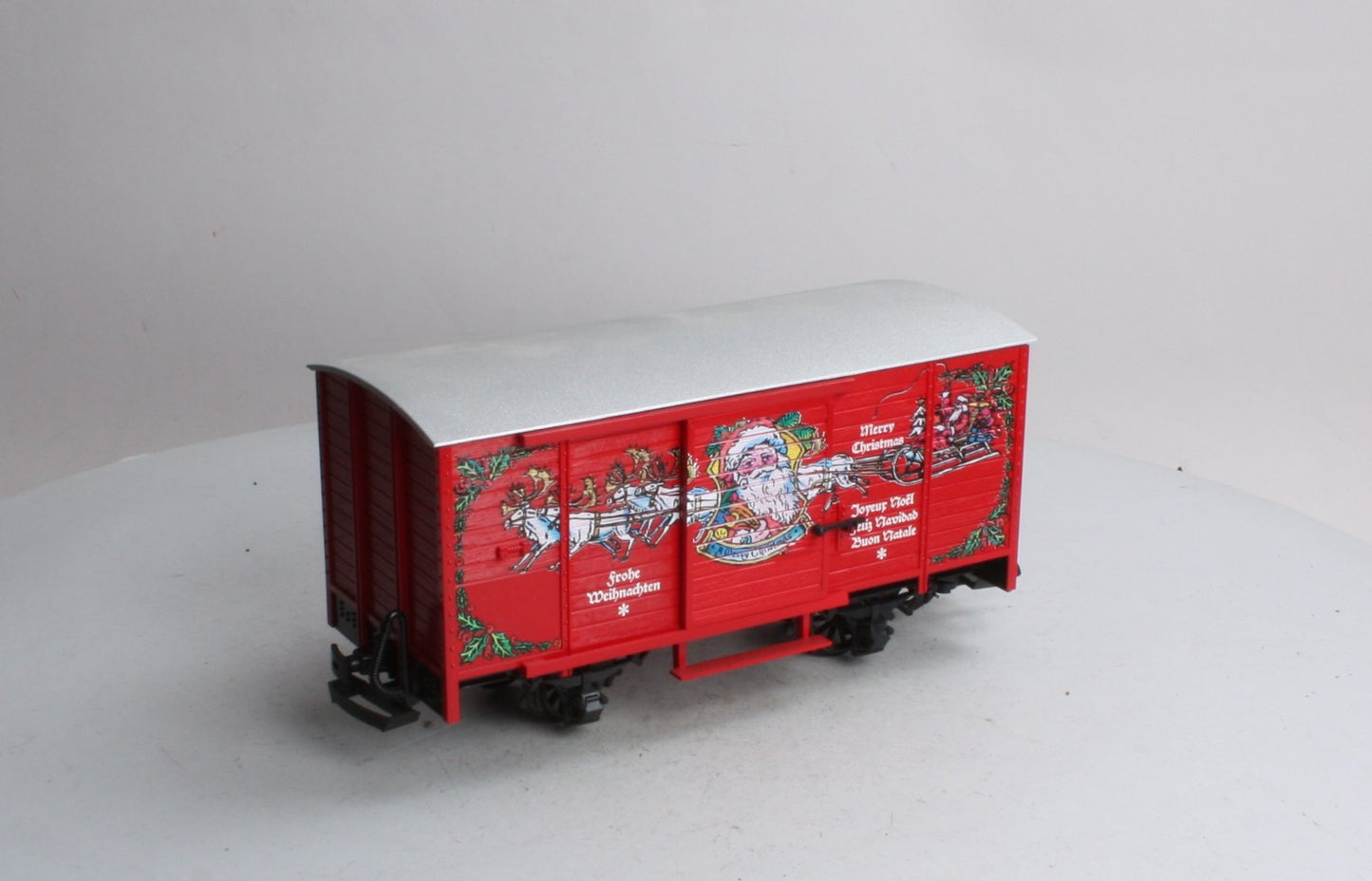 LGB 43352 G Scale Merry Christmas Sound Boxcar LN/Box