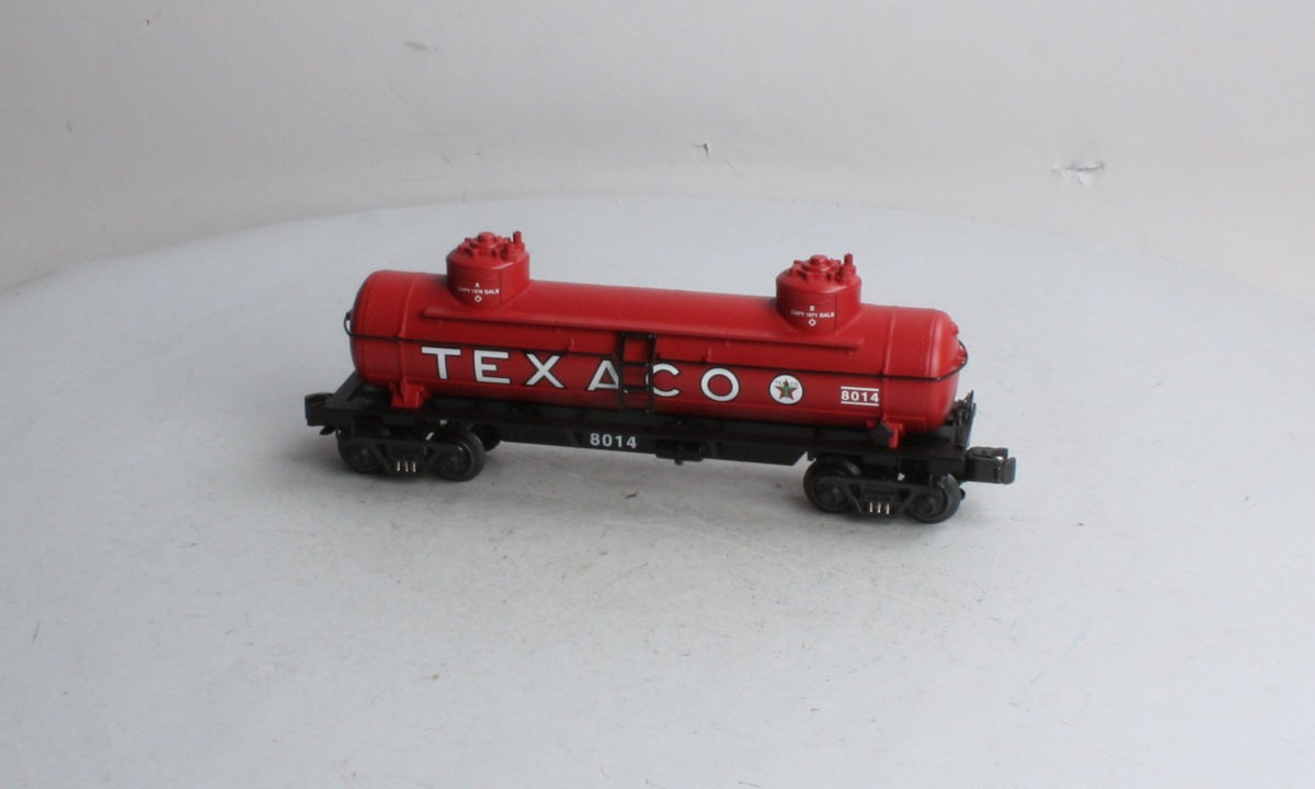 K-Line K635-8013 O Gauge Texaco Double Dome Tank Car #8014 LN/Box