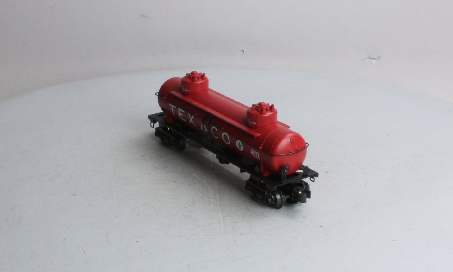 K-Line K635-8013 O Gauge Texaco Double Dome Tank Car #8014 LN/Box