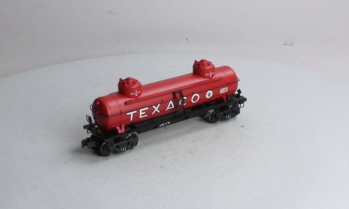 K-Line K635-8013 O Gauge Texaco Double Dome Tank Car #8014 LN/Box