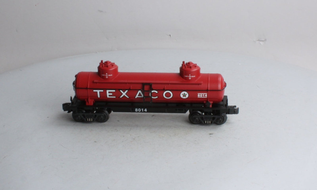K-Line K635-8013 O Gauge Texaco Double Dome Tank Car #8014 LN/Box
