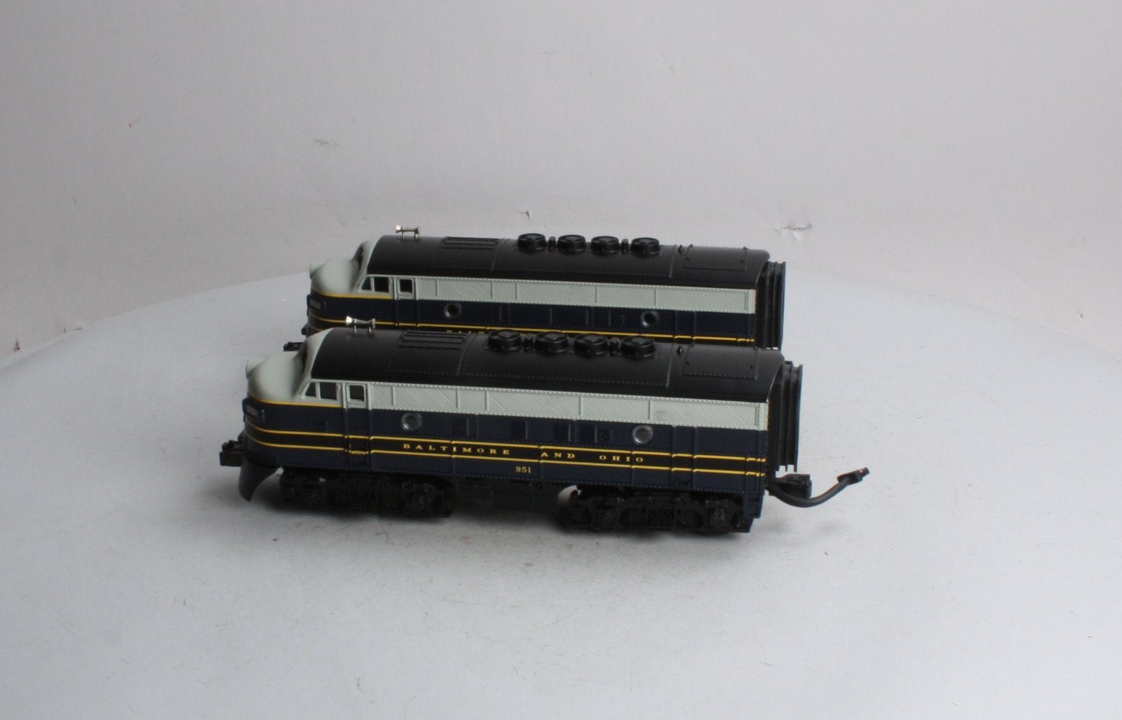 MTH 30-2143-1 B&O F-3 AA Diesel Engine Set w/PS1 #951/956 LN/Box
