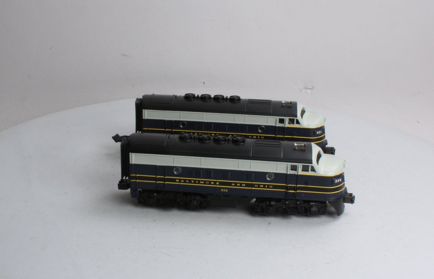 MTH 30-2143-1 B&O F-3 AA Diesel Engine Set w/PS1 #951/956 LN/Box