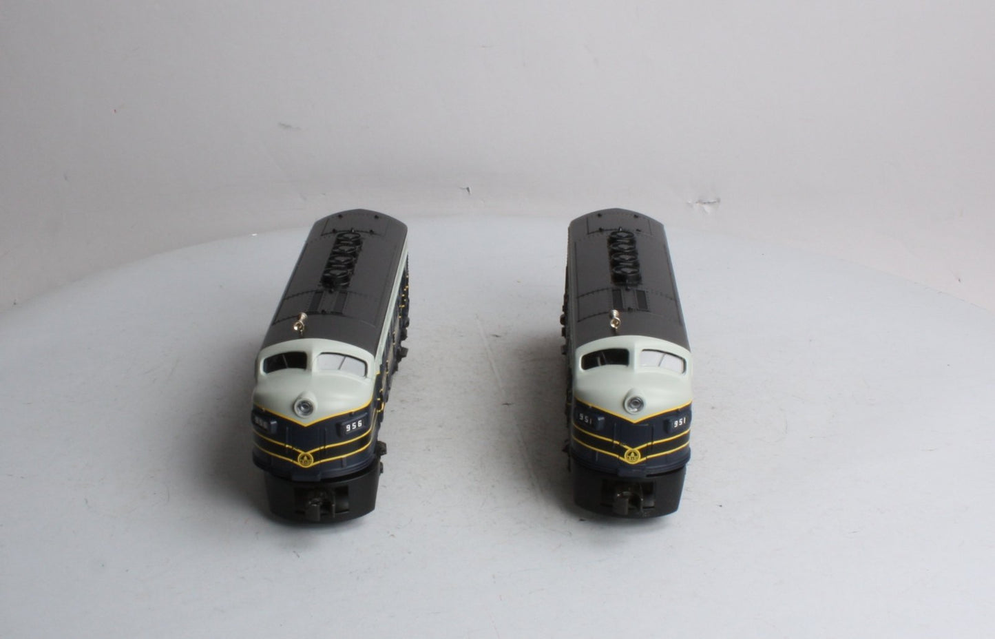 MTH 30-2143-1 B&O F-3 AA Diesel Engine Set w/PS1 #951/956 LN/Box