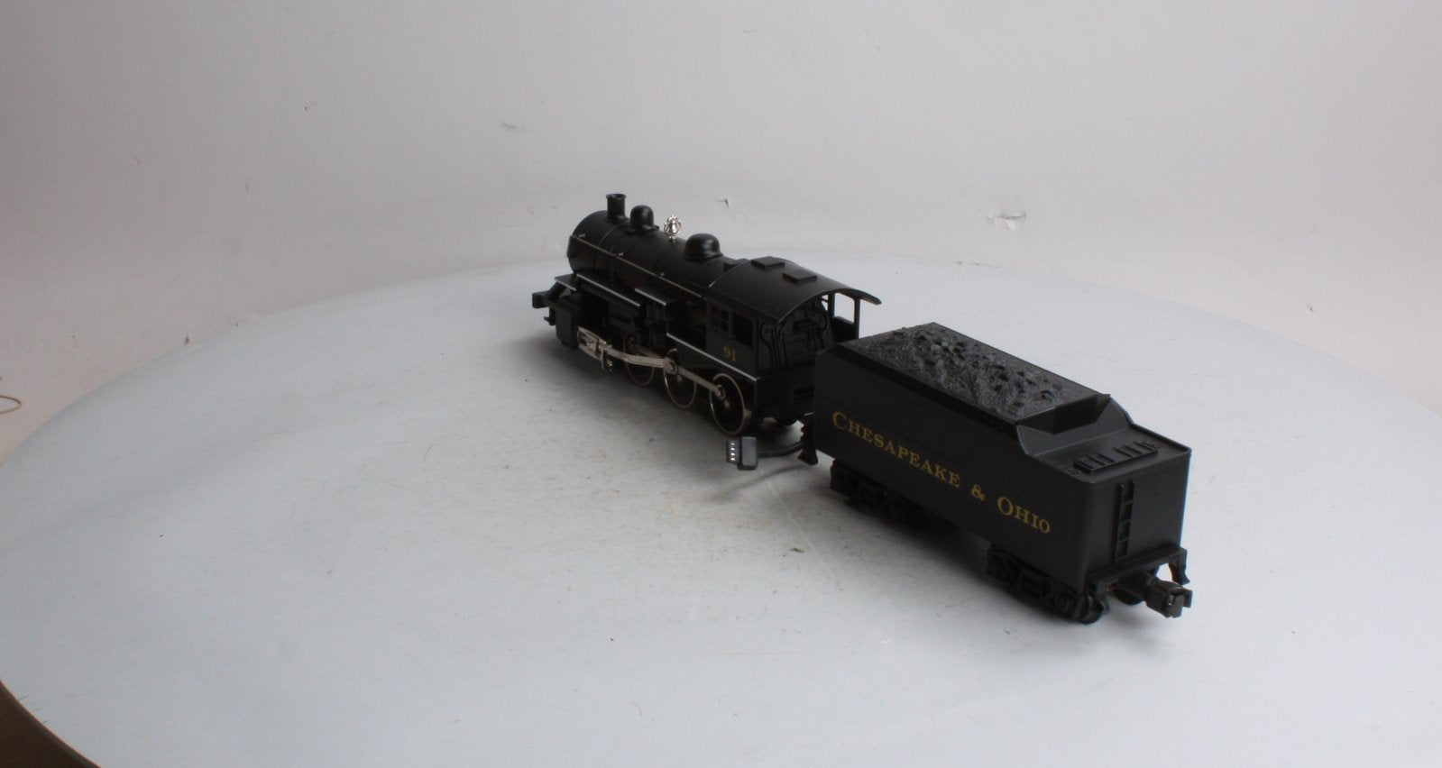 MTH 30-1154-1 Chesapeake & Ohio 4-6-0 Steam Locomotive & Tender w/PS1 #91 LN/Box