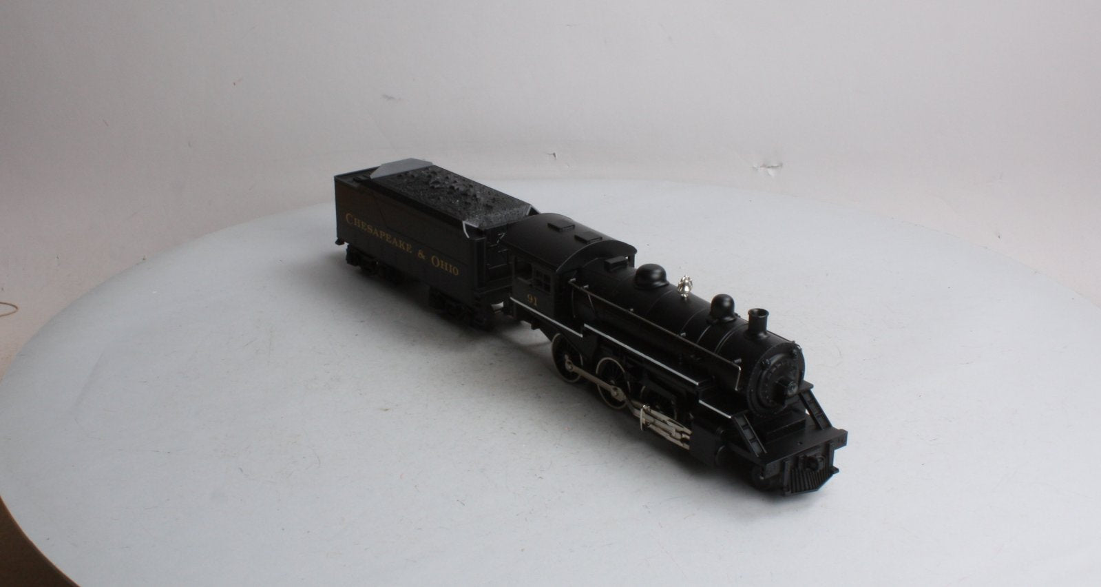 MTH 30-1154-1 Chesapeake & Ohio 4-6-0 Steam Locomotive & Tender w/PS1 #91 LN/Box