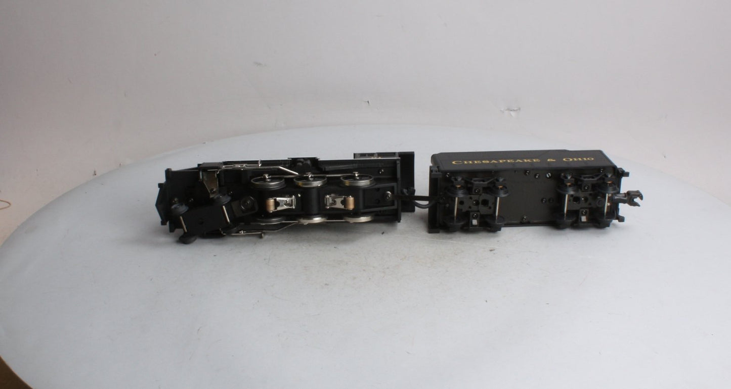 MTH 30-1154-1 Chesapeake & Ohio 4-6-0 Steam Locomotive & Tender w/PS1 #91 LN/Box