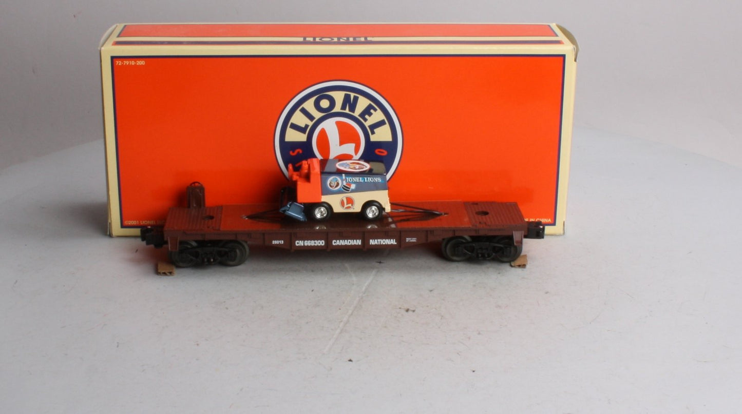 Lionel 6-26013 O Canadian National Flatcar w/Zamboni Ice Resurfacing Machine LN/Box