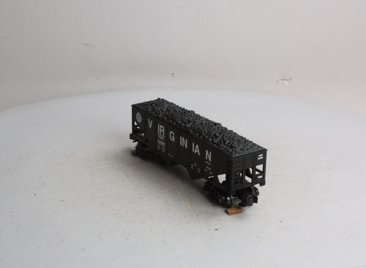 Industrial Rail 4001 O Gauge Virginian O27 Hopper Car w/ Coal Load #23348 LN