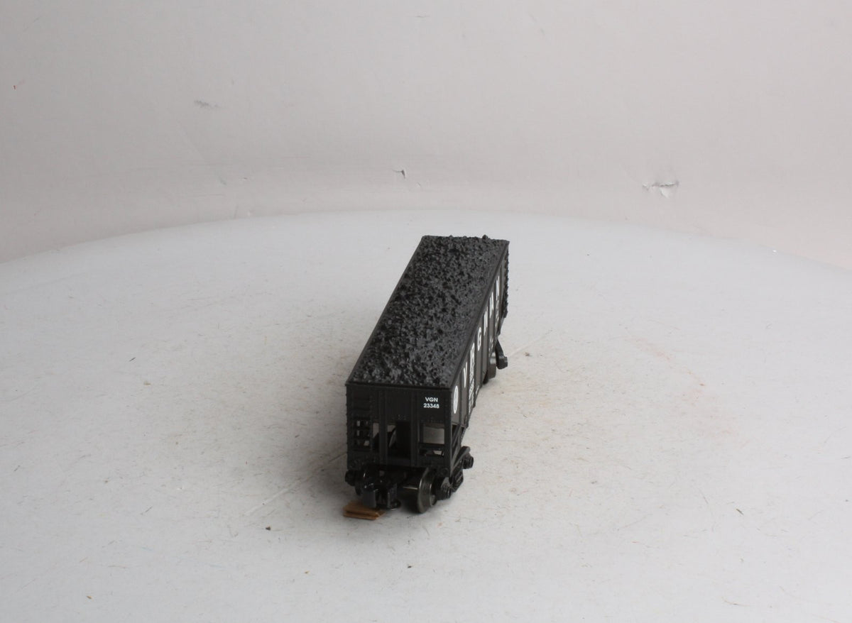 Industrial Rail 4001 O Gauge Virginian O27 Hopper Car w/ Coal Load #23348 LN