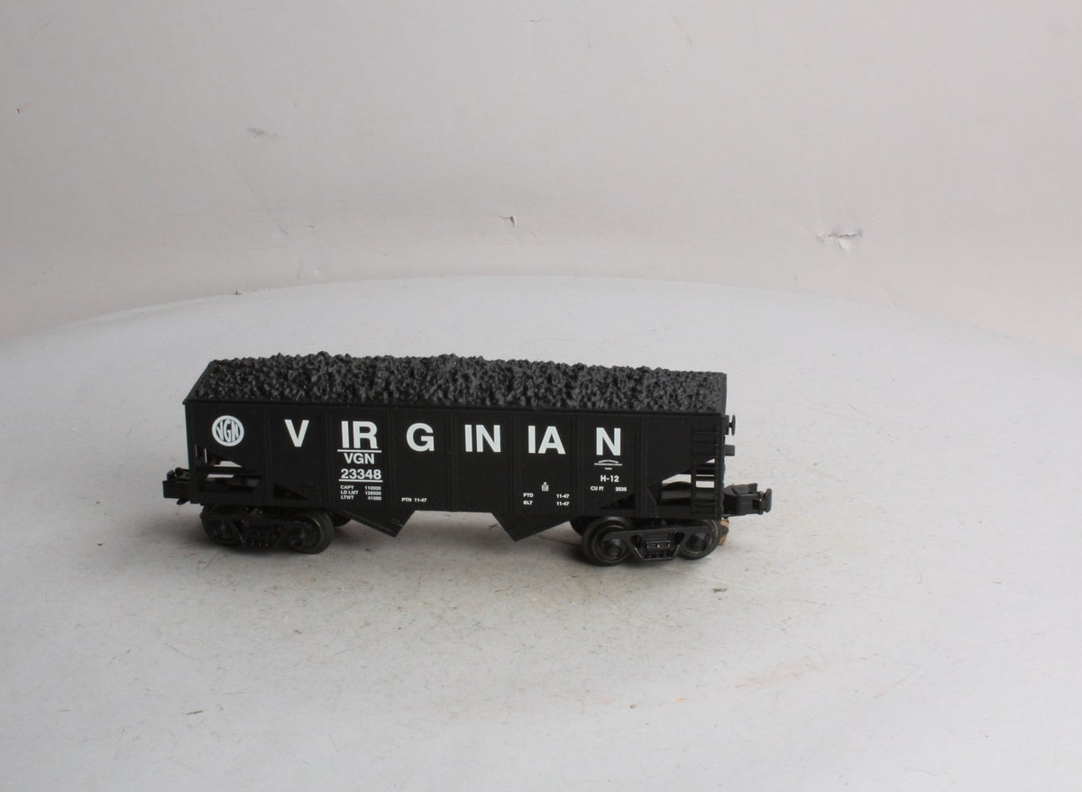 Industrial Rail 4001 O Gauge Virginian O27 Hopper Car w/ Coal Load #23348 LN