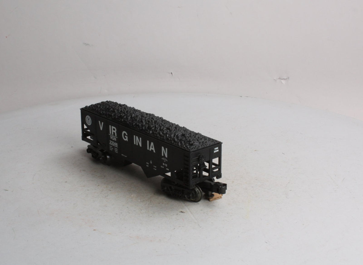 Industrial Rail 4001 O Gauge Virginian O27 Hopper Car w/ Coal Load #23348 LN