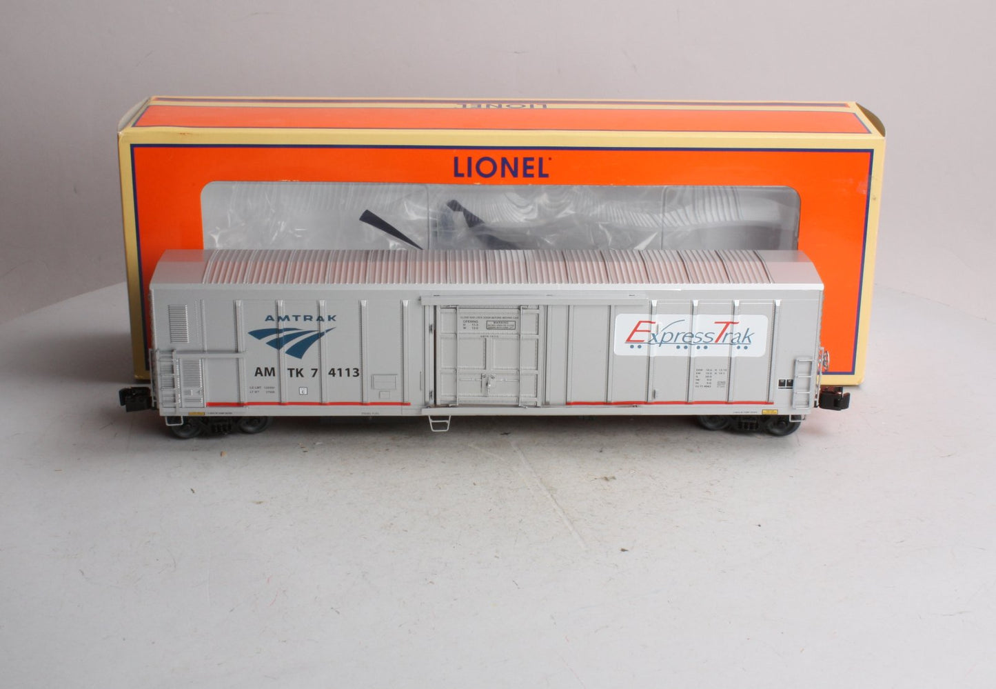 Lionel 6-27455 O Gauge Amtrak Express Track Refrigerator Car #74113 LN/Box