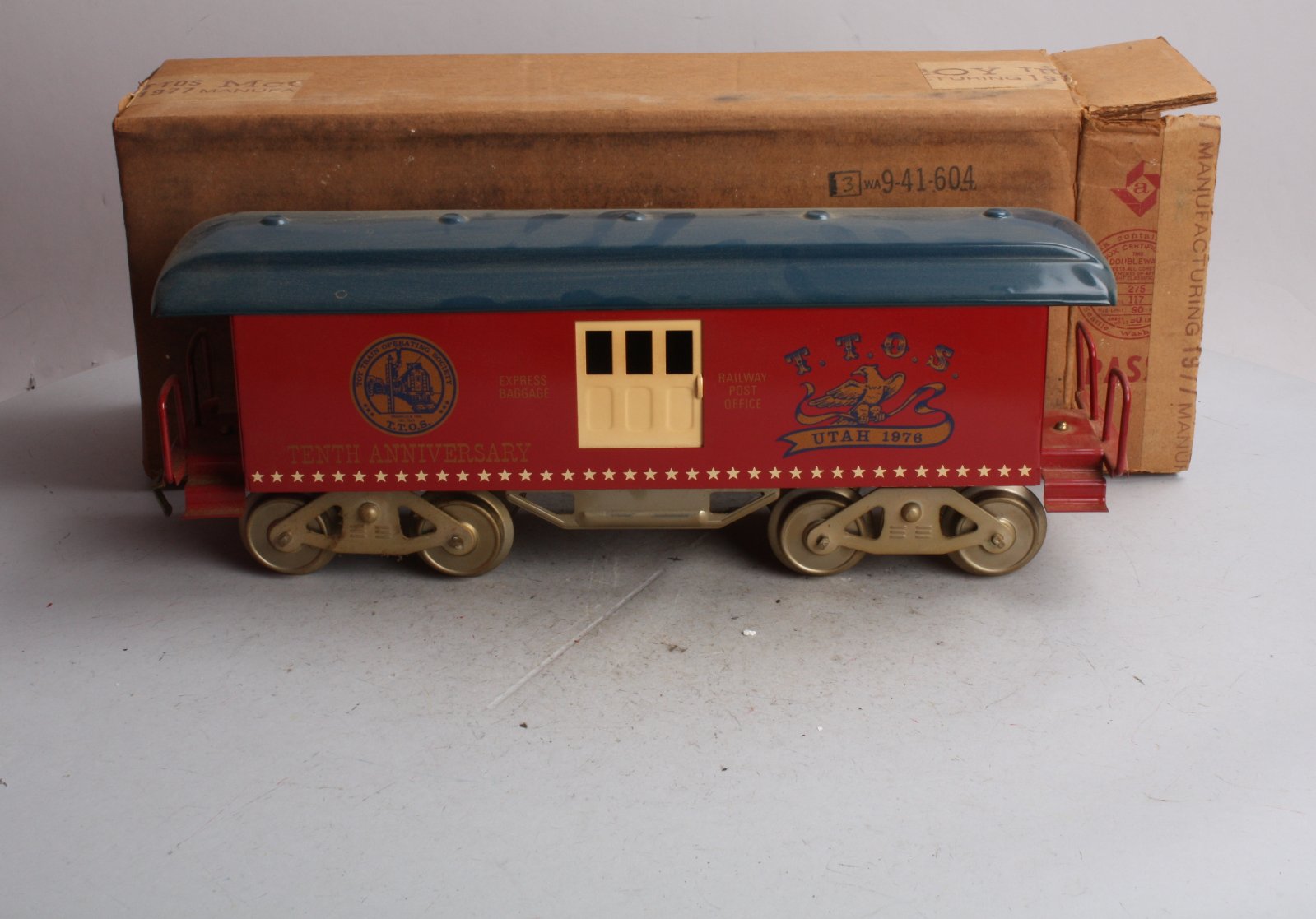 McCoy 1976 Standard Gauge Utah TTOS Baggage Car LN/Box