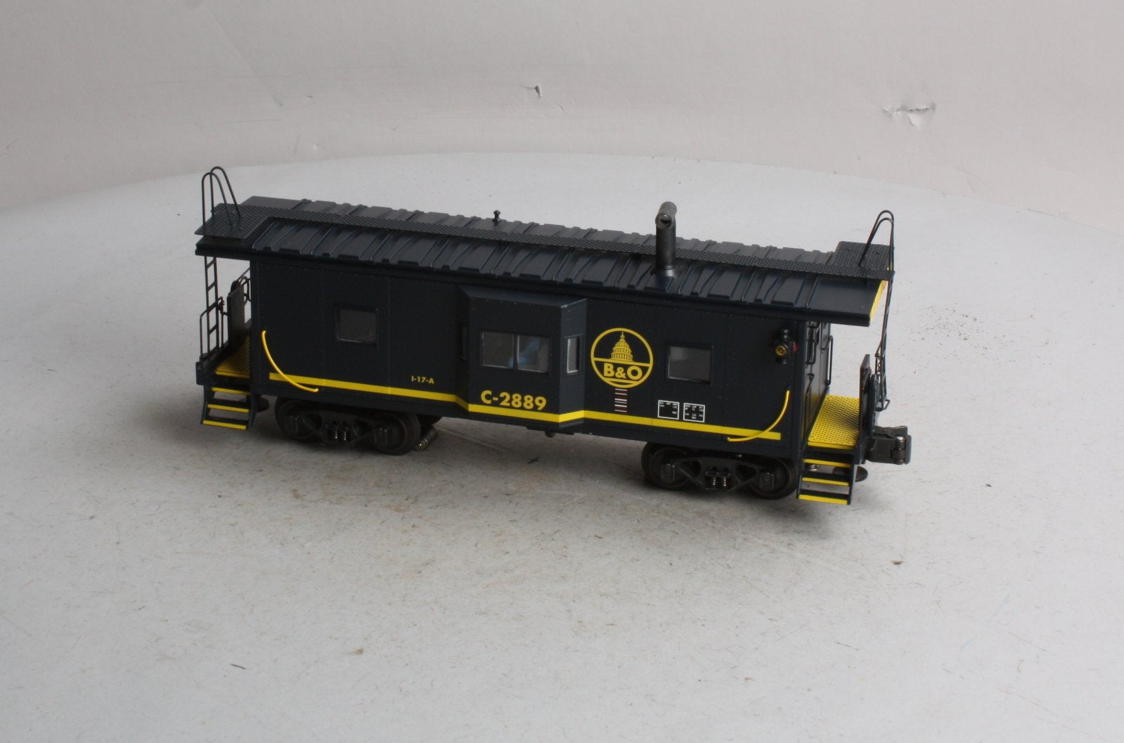 K-Line K612-1091 O Gauge Baltimore & Ohio Illuminated Bay Window Caboose NIB