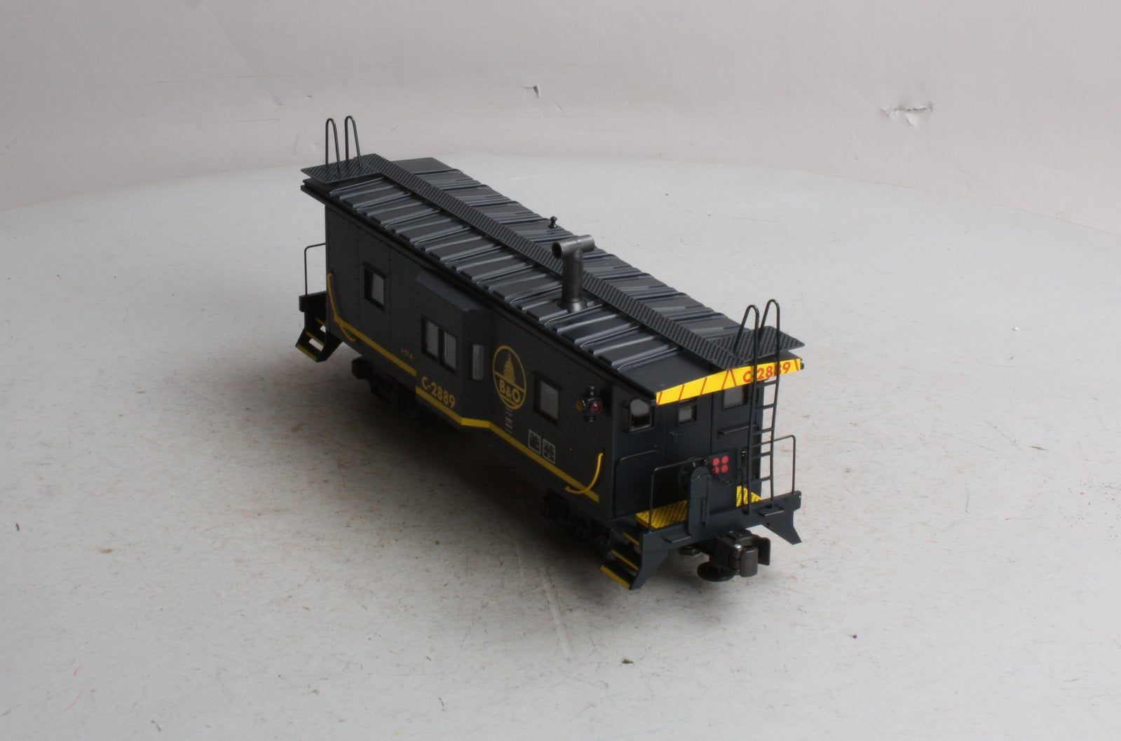 K-Line K612-1091 O Gauge Baltimore & Ohio Illuminated Bay Window Caboose NIB