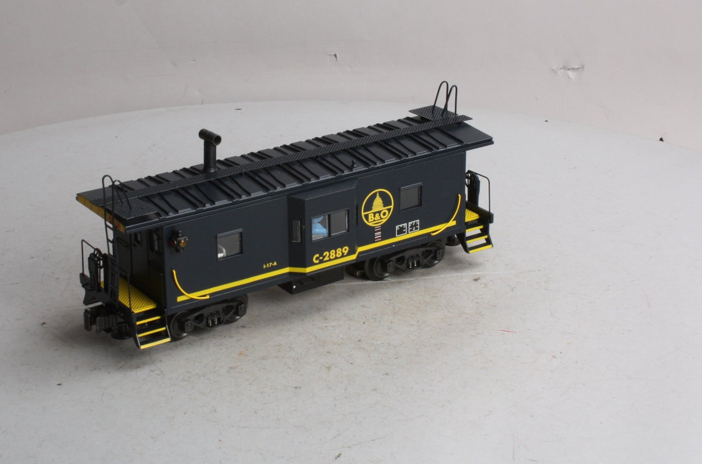 K-Line K612-1091 O Gauge Baltimore & Ohio Illuminated Bay Window Caboose NIB