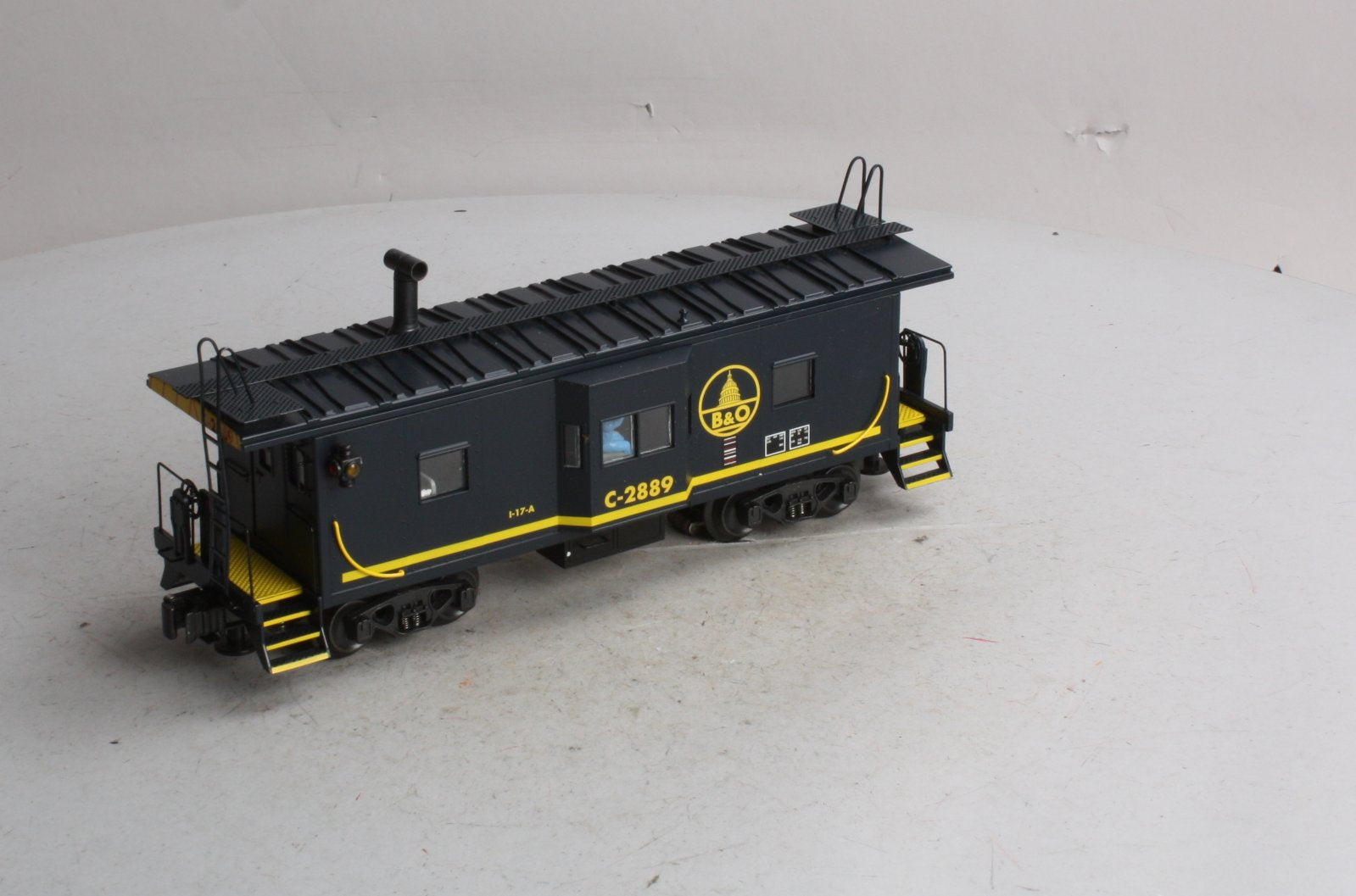 K-Line K612-1091 O Gauge Baltimore & Ohio Illuminated Bay Window Caboose NIB