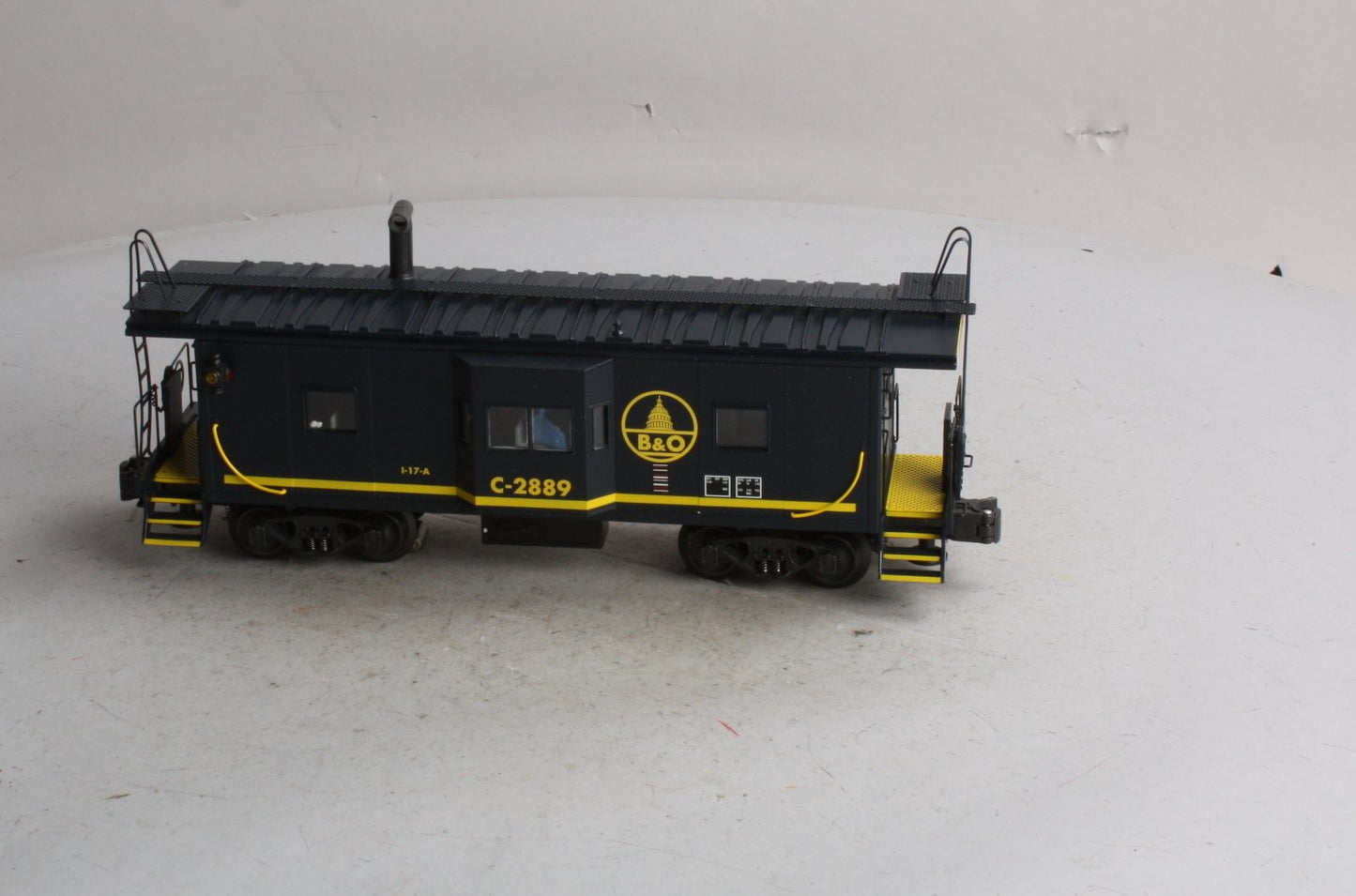 K-Line K612-1091 O Gauge Baltimore & Ohio Illuminated Bay Window Caboose NIB